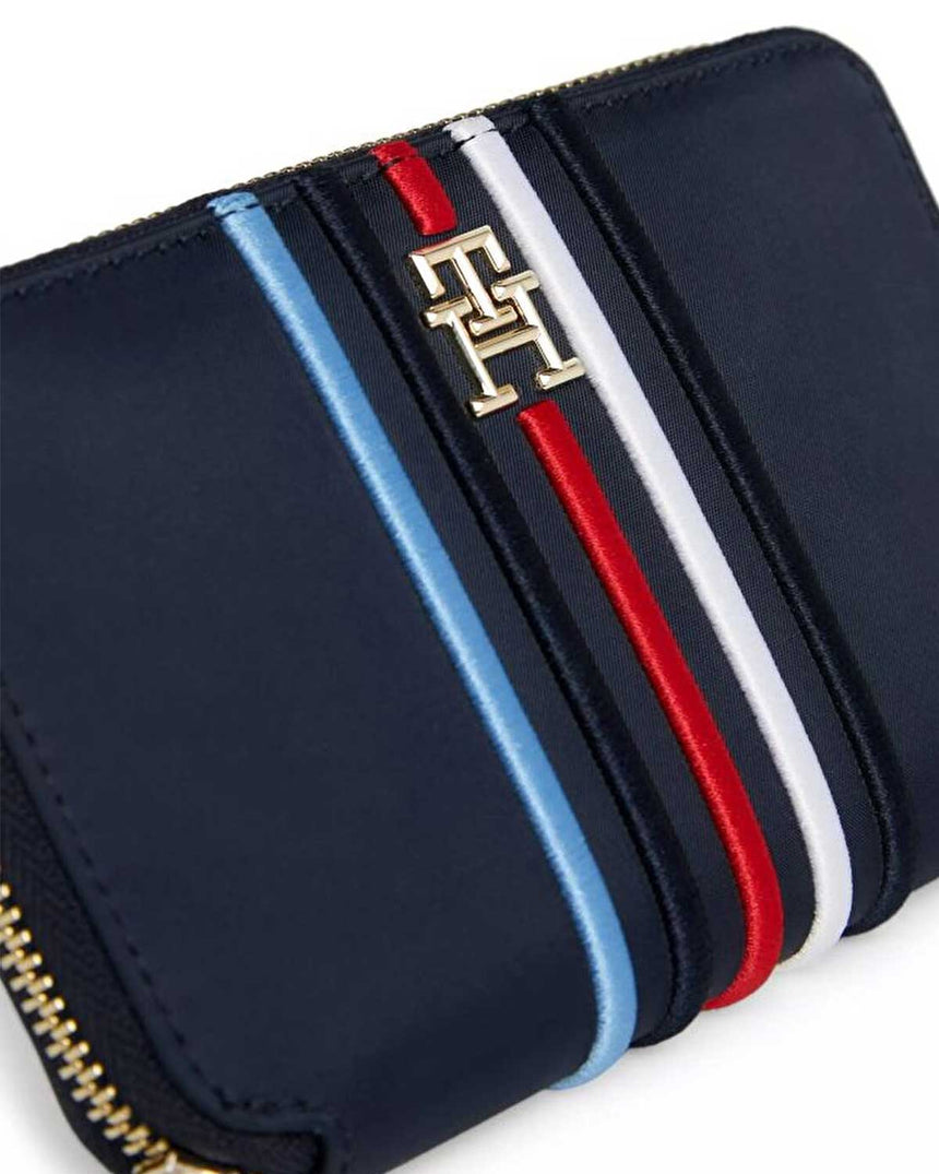 Tommy Hilfiger Poppy Large Zip Around Wallet Cüzdan Blue