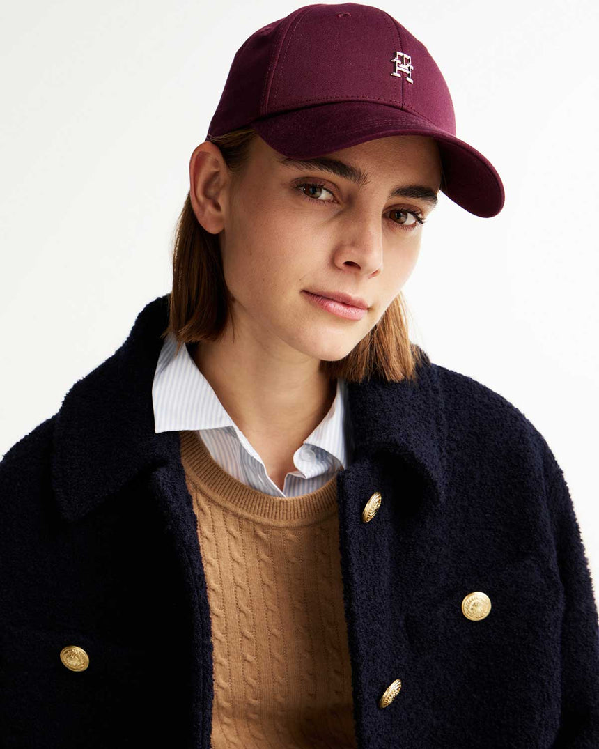 Tommy Hilfiger Elevated Chic Şapka Raspberry Truffle