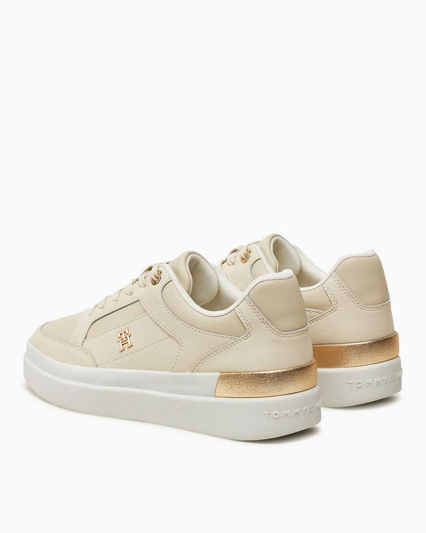 Tommy Hilfiger Feminie Court Sneaker Beige