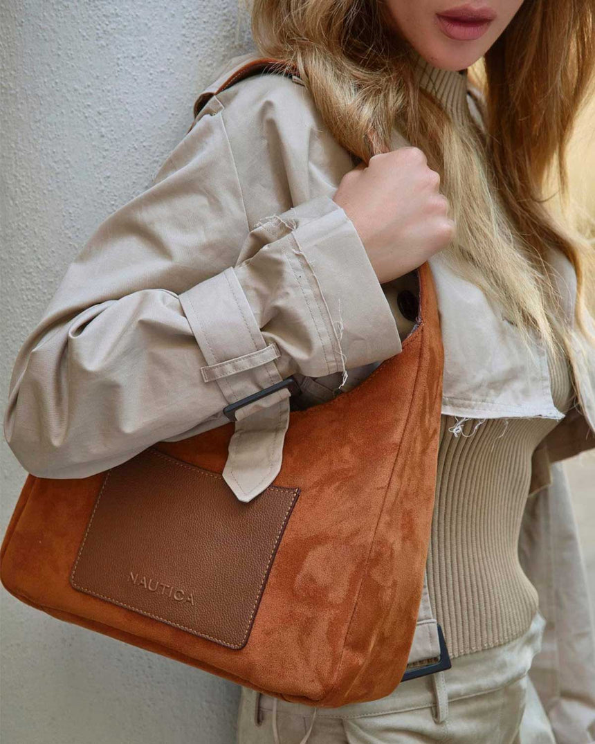 Nautica Omuz Çantası Taba