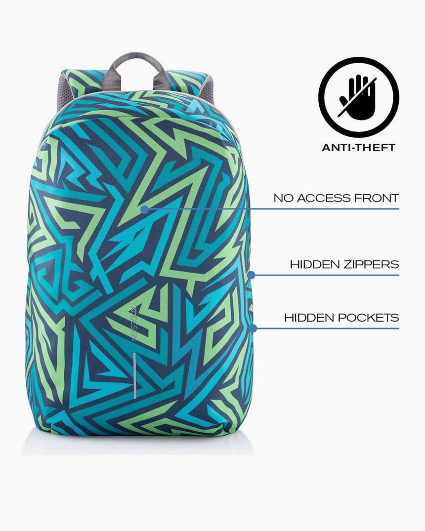 XD Design Bobby Soft 15.6'' Inç Suya Dayanıklı Hırsızlık Önleyici Usb Girişli Körüklü Sırt Çantası Multicolor