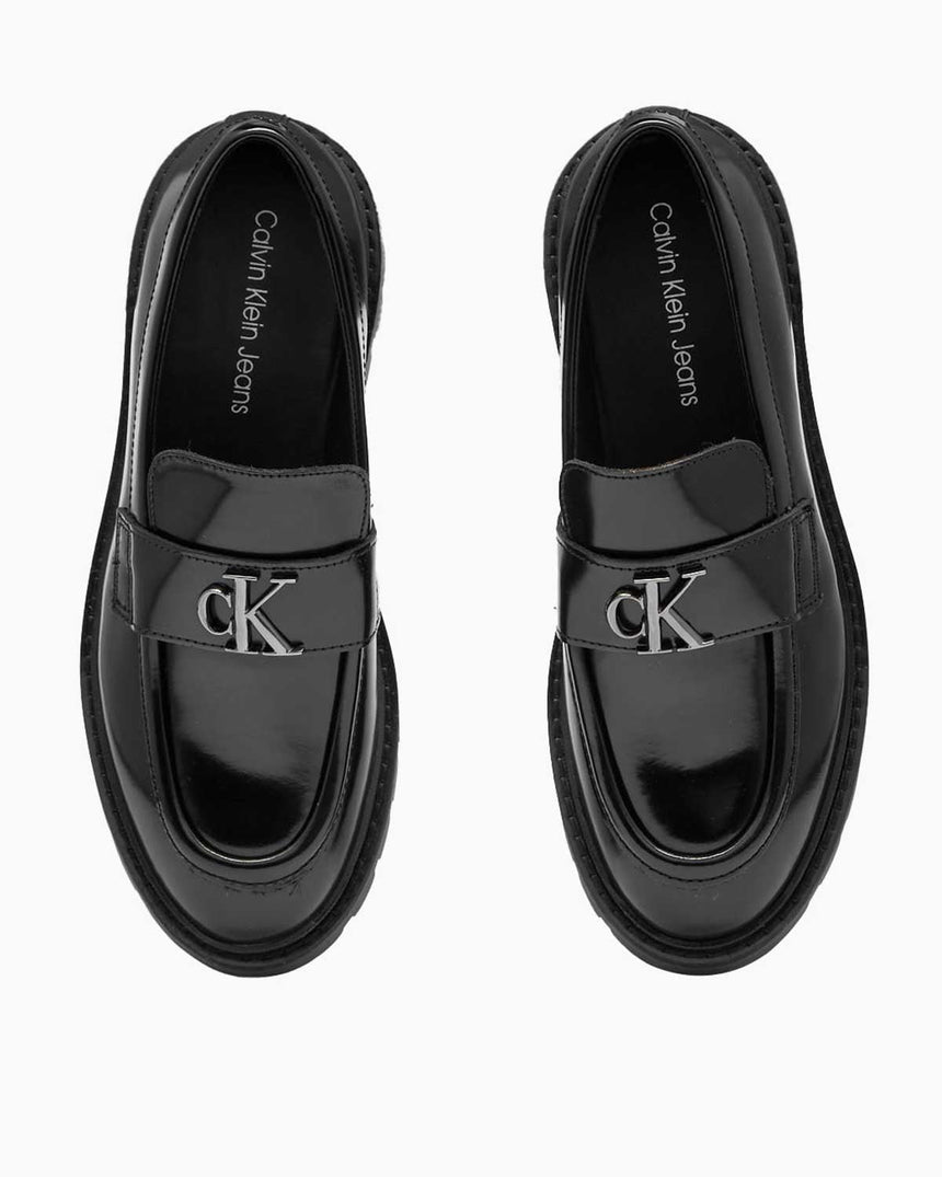 Calvin Klein Combat Loafer Driver Shoes Ayakkabı Triple Black