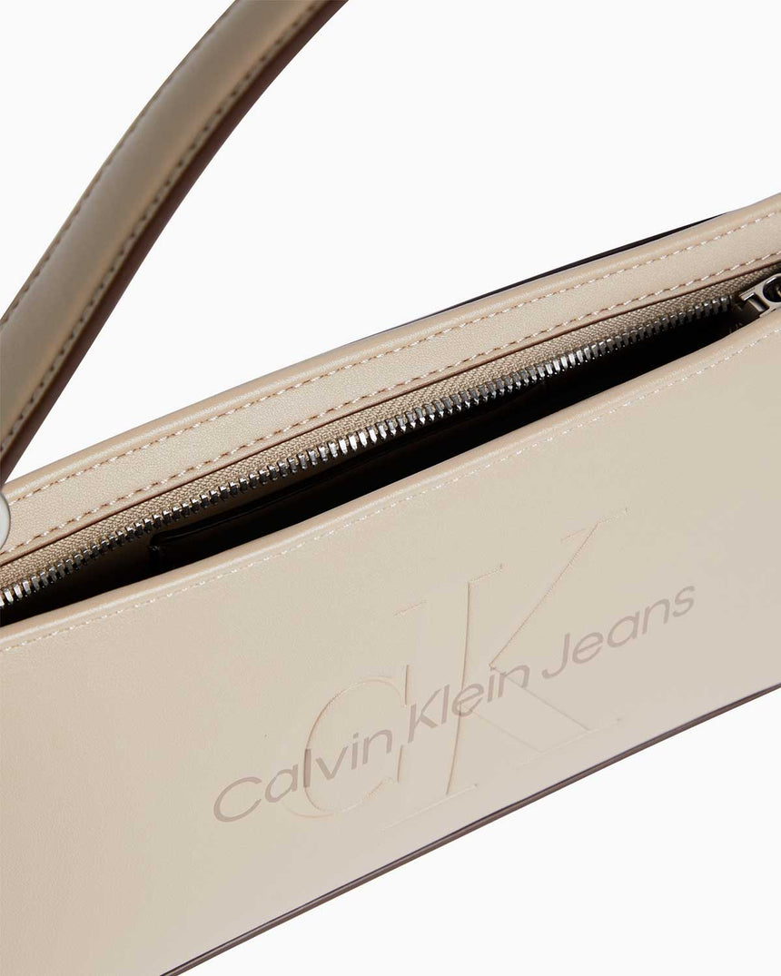 Calvin Klein Sculpted Shoulder Bag Omuz Çantası Crockery