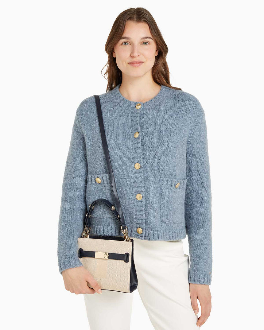 Tommy Hilfiger Heritage Mini Satchel El Çantası Black