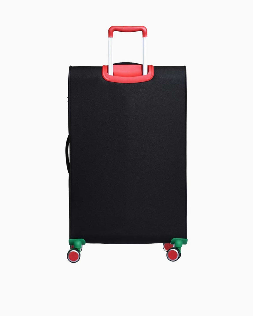 Benetton Kumaş Büyük Boy Valiz Siyah