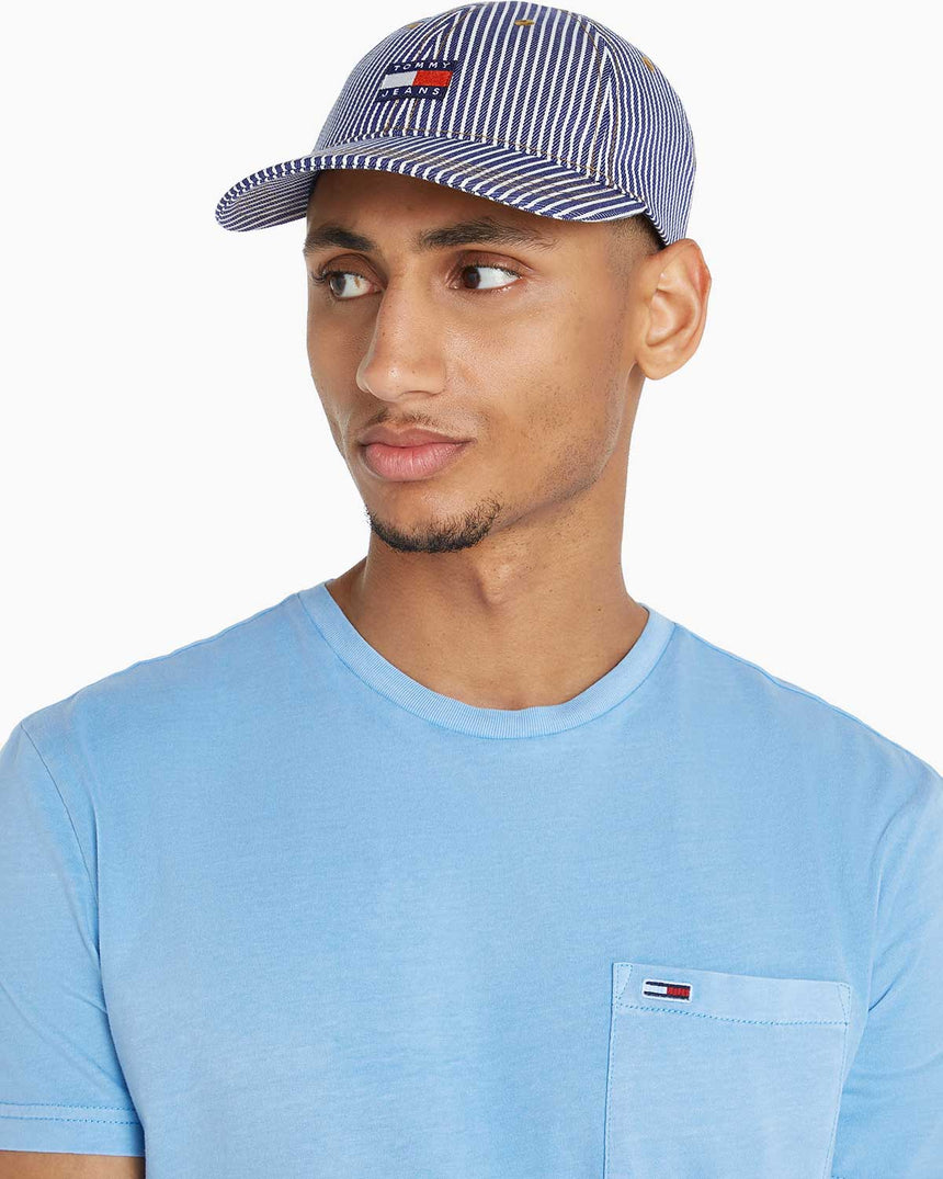 Tommy Hilfiger Heritage Stripe Şapka Hickory Stripe