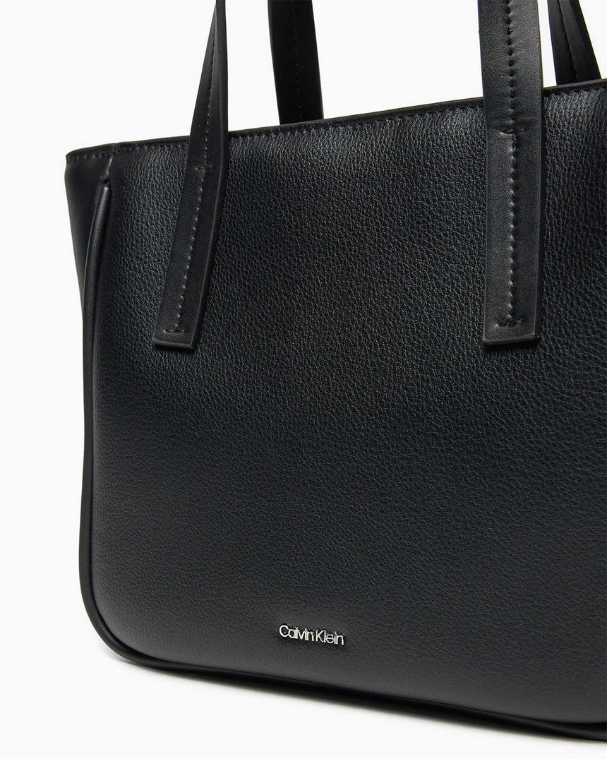 Calvin Klein Refine Mini Tote El Çantası CK Black
