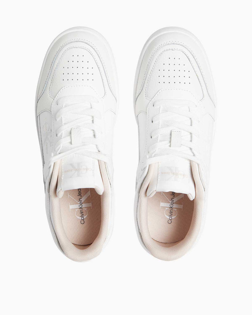 Calvin Klein Basket Cupsole Sneaker Bright White/Whisper Pink