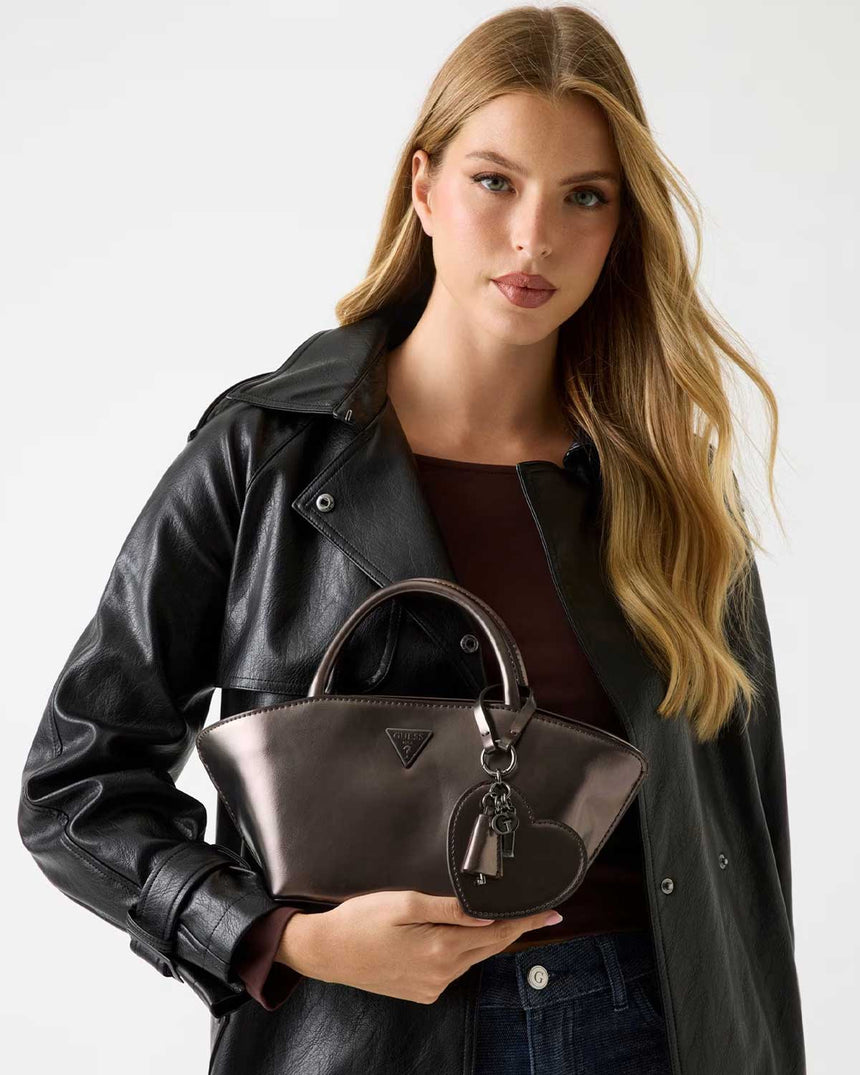 Guess Kamri Bolena Kadın El Çantası Pewter