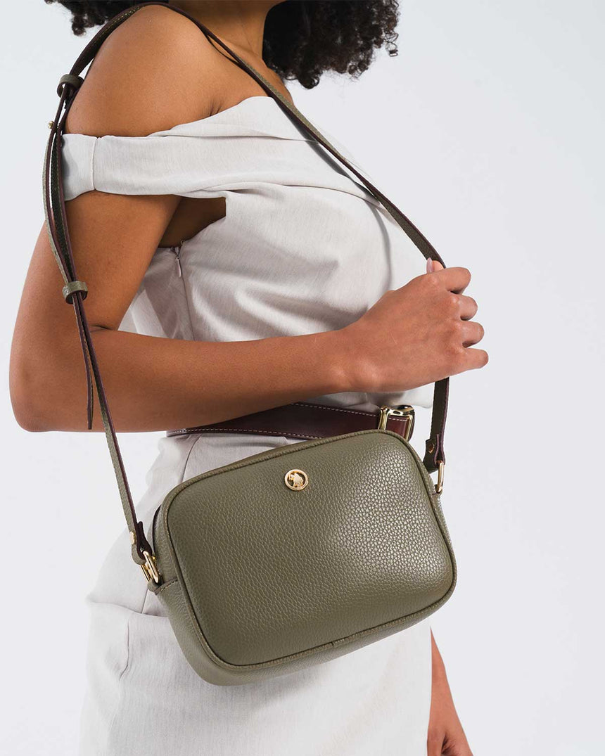 Us Polo Assn Logolu Omuz Çantası Haki