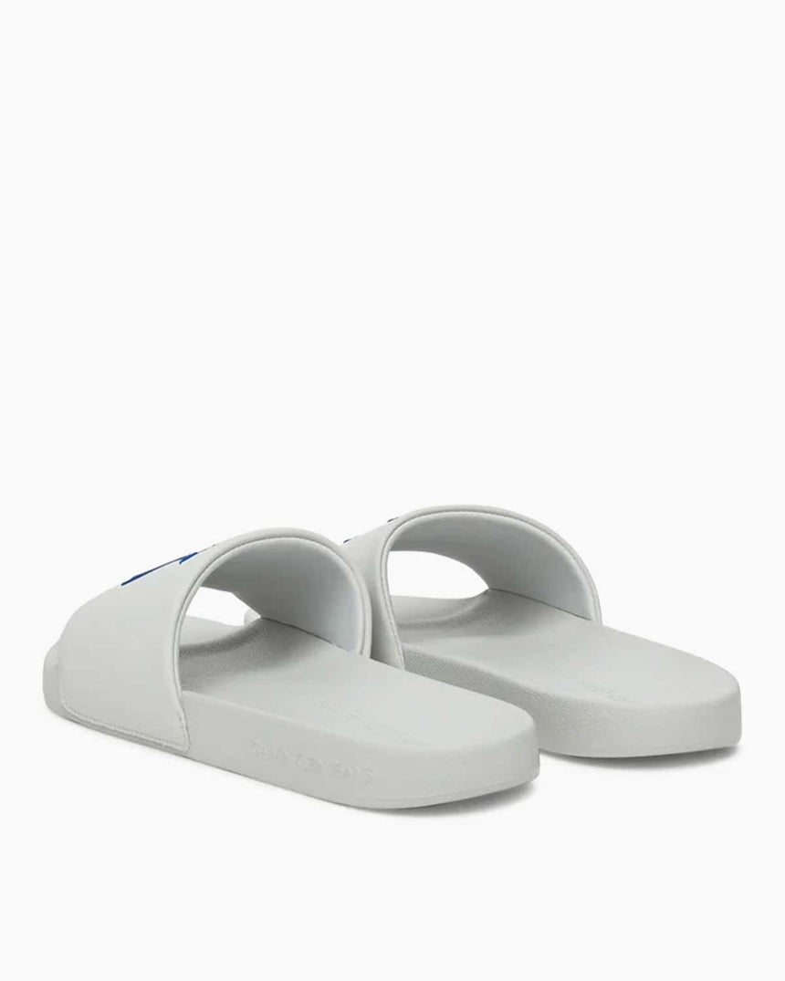 Calvin Klein Miami Erkek Terlik Oyster Mushroom/Pilgrim Blue