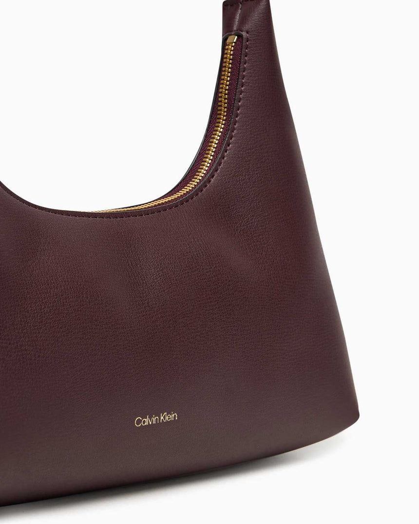 Calvin Klein Foil Logo Kadın Omuz Çantası Fudge/Espresso