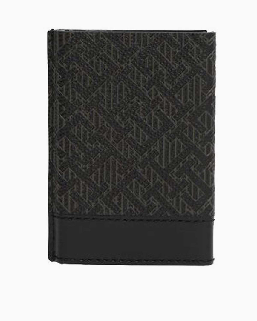 Tommy Hilfiger Monogram Business Dikey Cüzdan Black