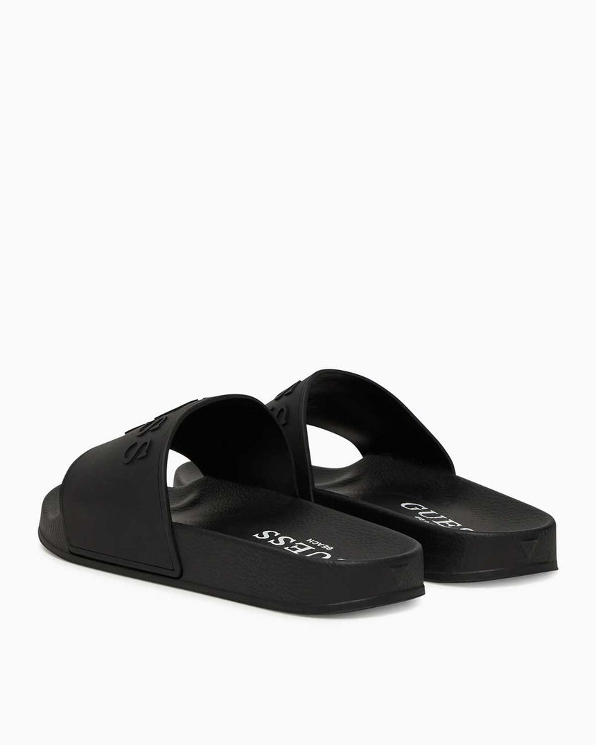 Guess Logolu Terlik Jet Black A996