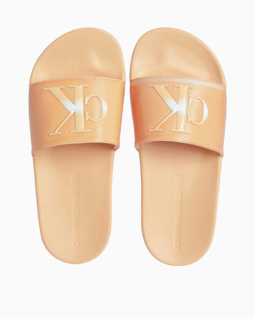 Calvin Klein Slide Tpu Jelly Mg Wn Kadın Terlik Peach Dream