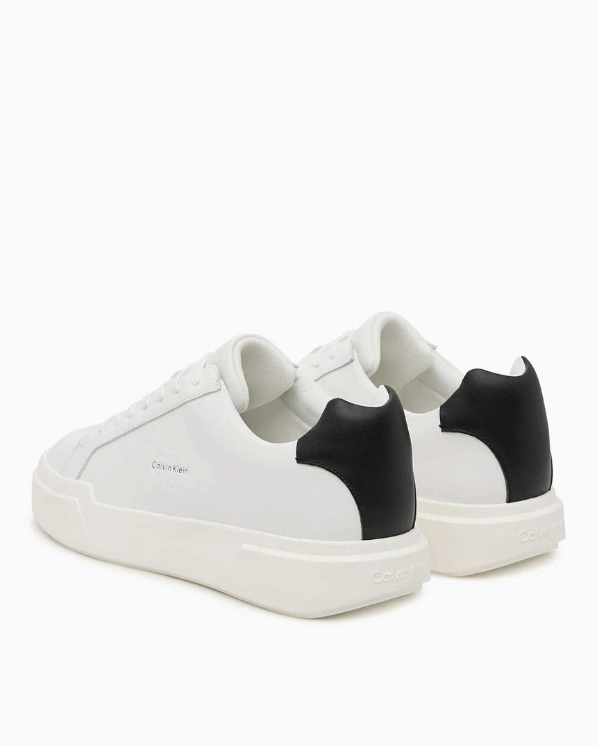 Calvin Klein Avenue Kısa Kalın Taban Erkek Sneaker Bright White/Black