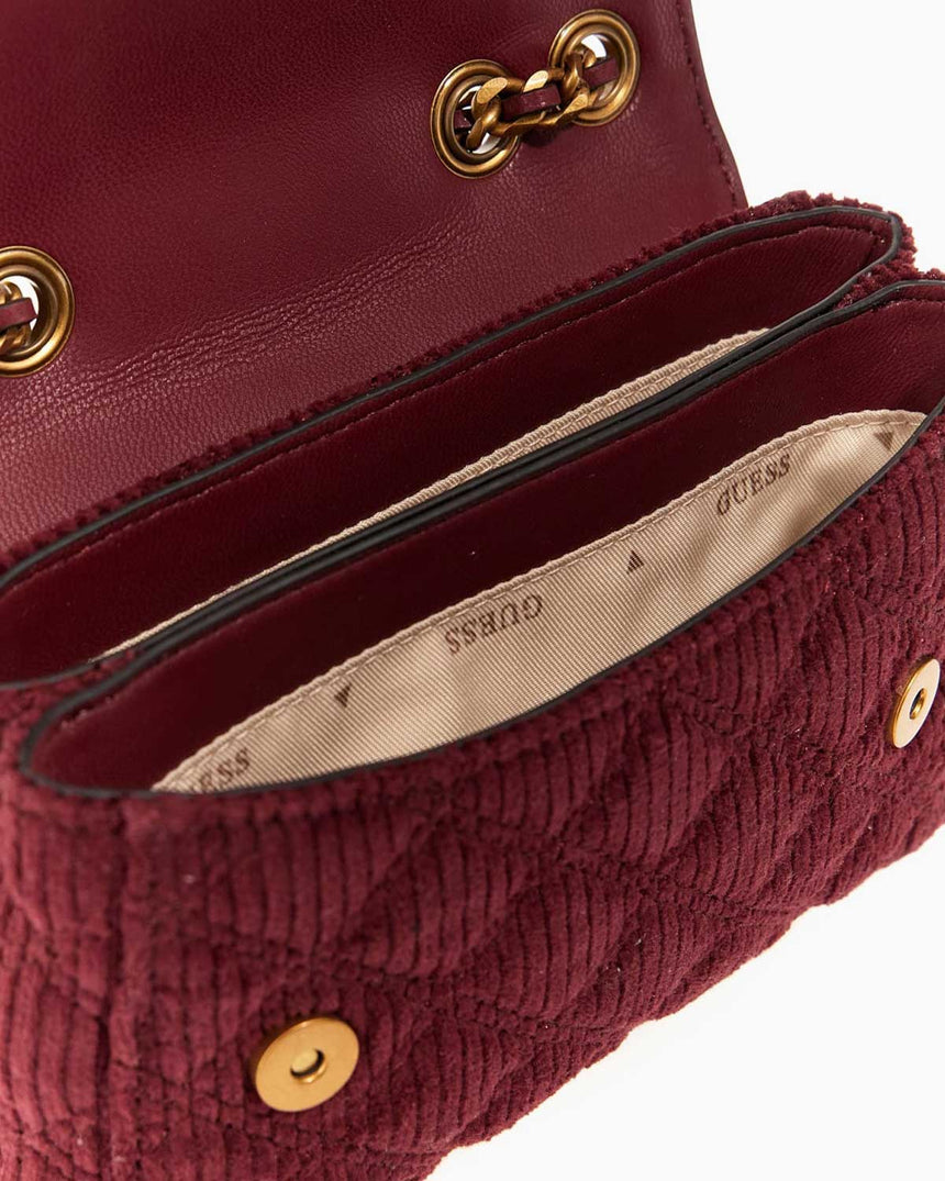 Guess Giully Mini 2 Kadın Omuz Çantası Red
