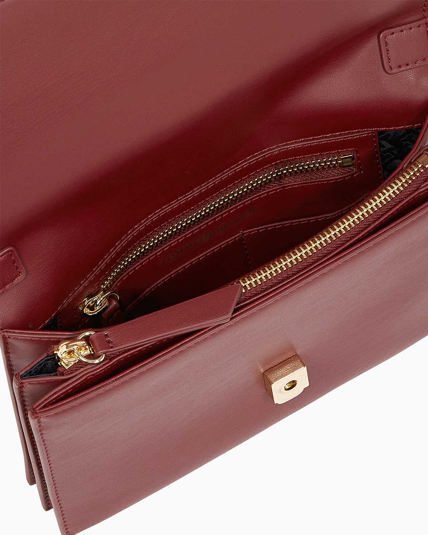 Tommy Hilfiger Heritage Omuz Çantası Raspberry Truffle