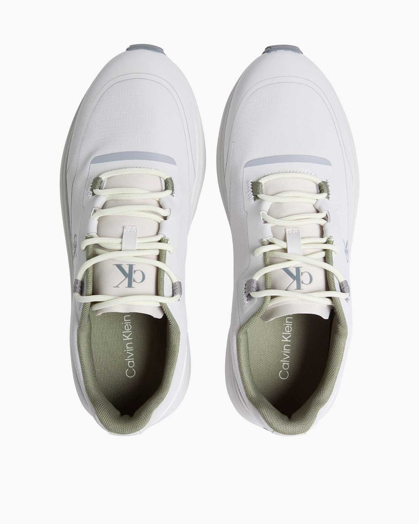 Calvin Klein Athleisure Runner Tech Ripstop Sneaker Oyster Mushroom/Turtle Dove/Mermaid