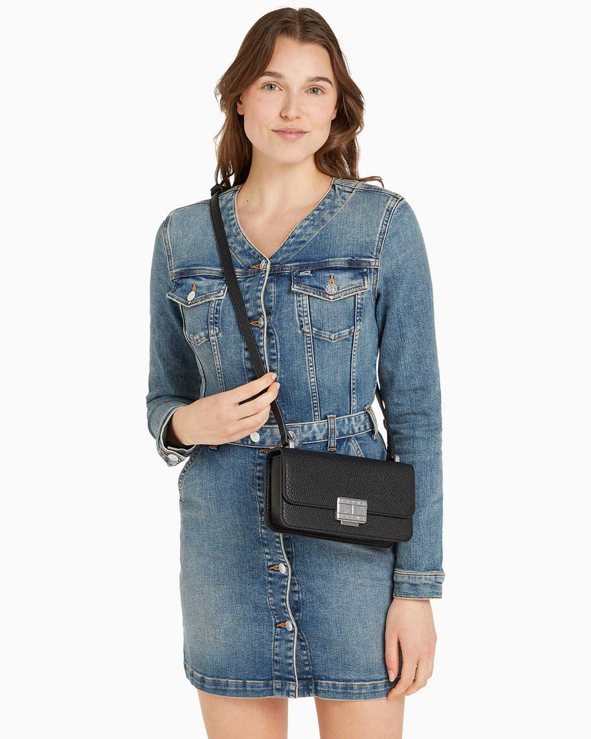 Tommy Hilfiger Fashionista Omuz Çantası Black