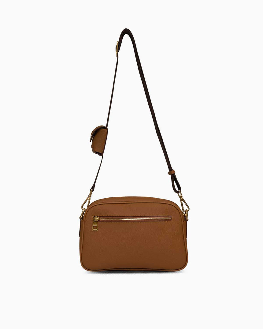 Nautica Mini Cüzdan Detaylı Çapraz Askılı Çanta Taba