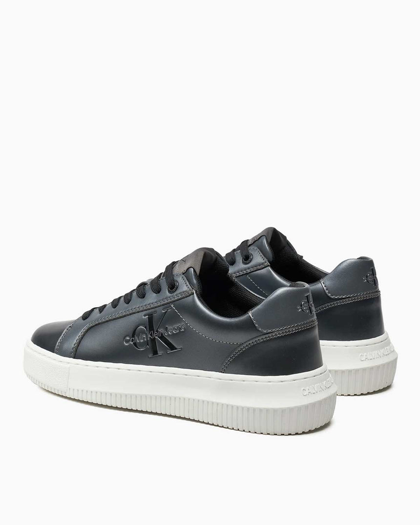 Calvin Klein Chunky Cupsole Lace Up Snekaers Black/White
