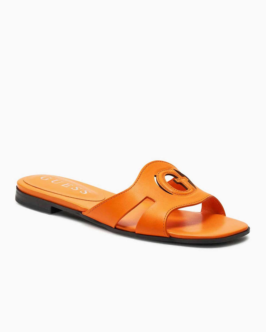 Guess Ciella Dress Shoes Logolu Terlik Orange