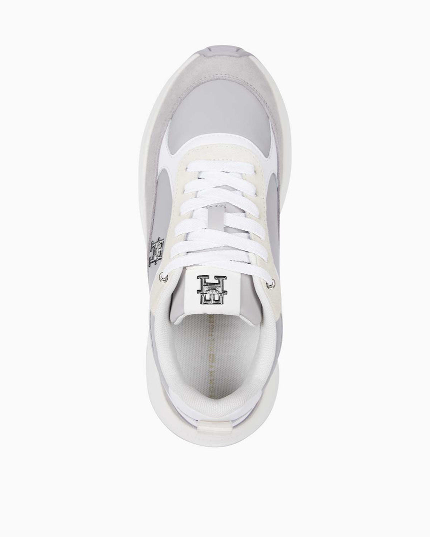 Tommy Hilfiger Chunky Feminine Runner Sneaker Sterling Grey