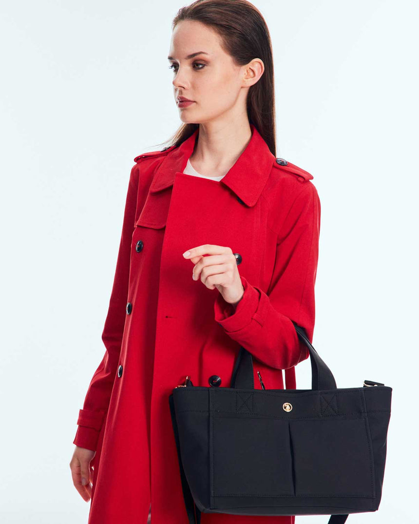 Us Polo Assn Kalın Askı Detaylı El Çantası Siyah