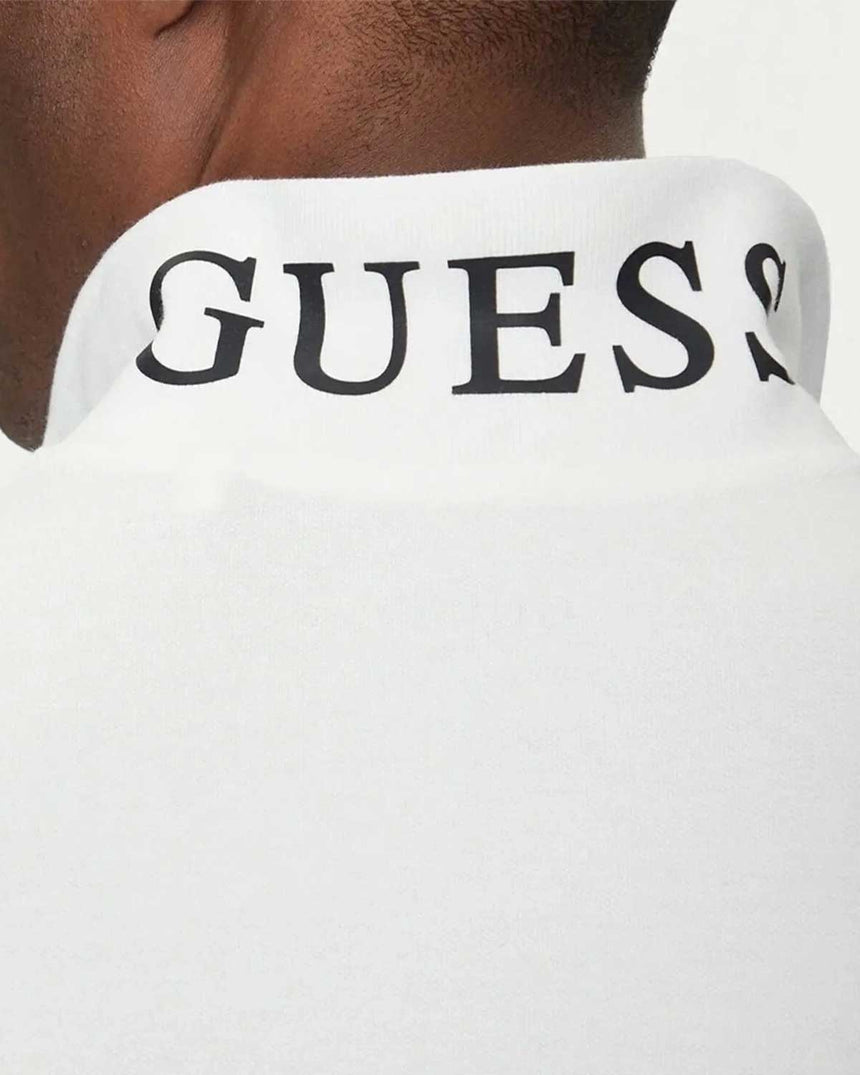 Guess Polo Yaka Regular Fit Tişört Pure White