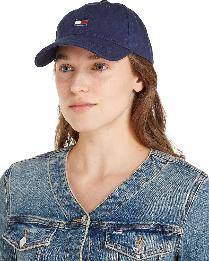 Tommy Hilfiger Heritage Plaque Logolu Şapka Yale Navy