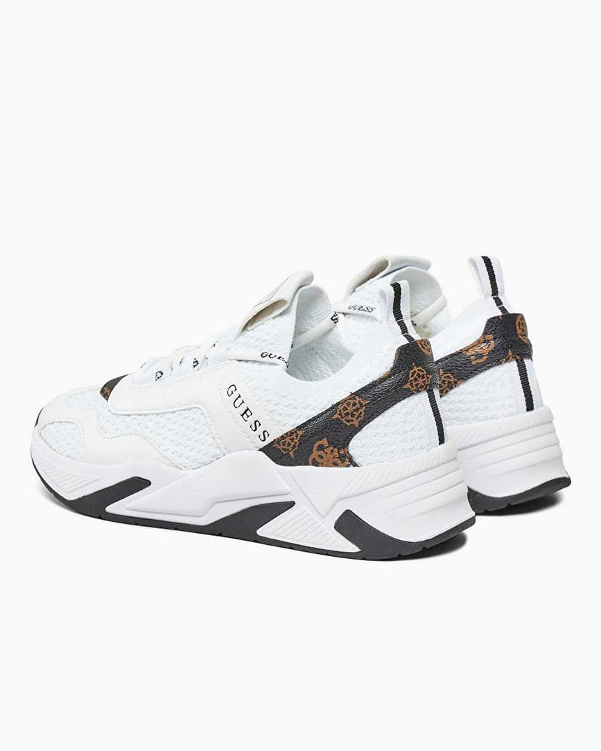 Guess Geniver2 Bağcıklı Sneakers White Brown