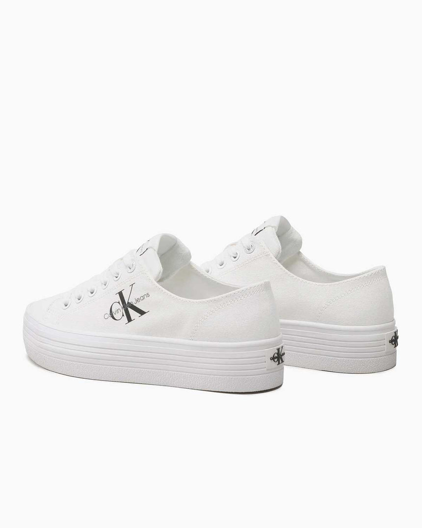 Calvin Klein Flatform Essentıal Vulcanized Sneaker White