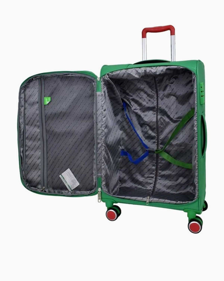 Benetton Büyük Boy 70 Cm Valiz Yeşil