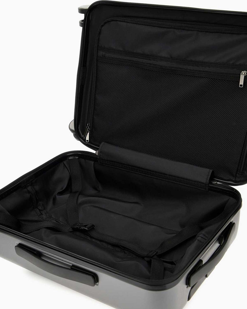 Guess Verona Travel Monogram Kabin Boy Valiz Coal Black