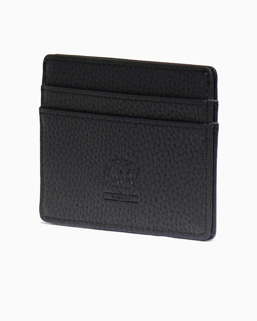Herschel Charlie Cardholder Vegan Leather Kartlık Black