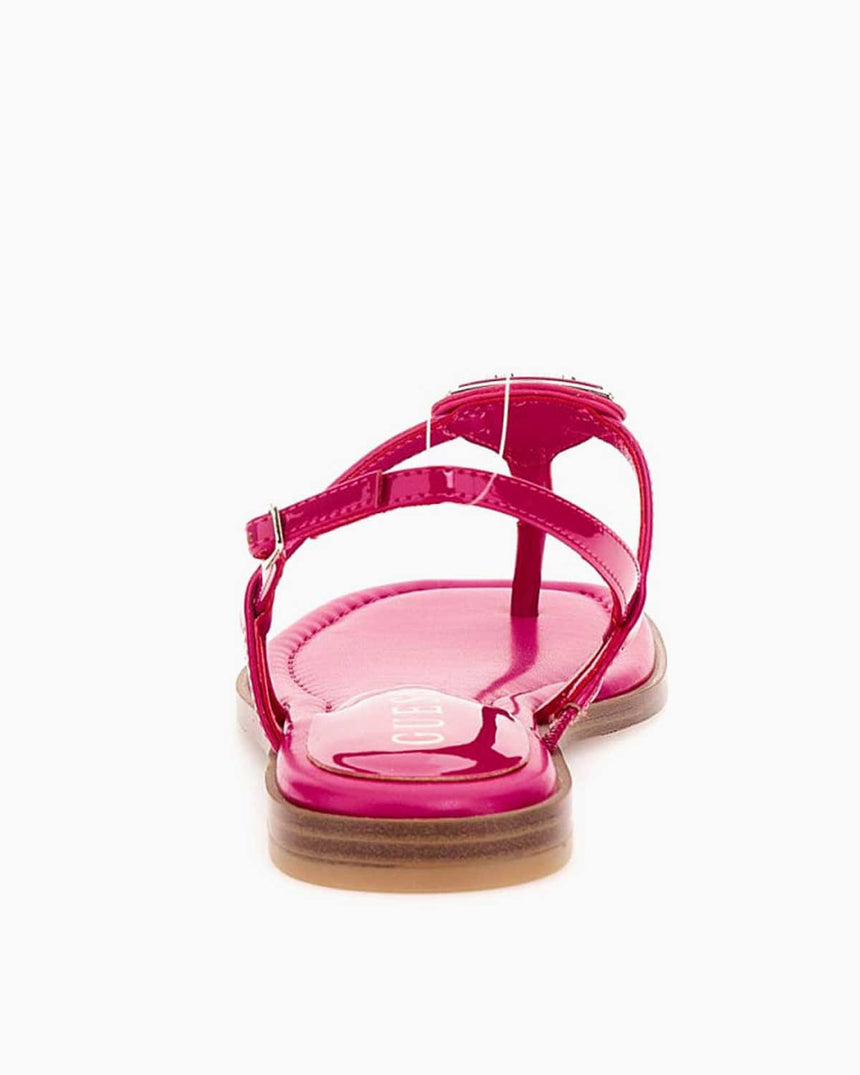 Guess Rainey4 Rugan Parmak Arası Sandalet Magenta