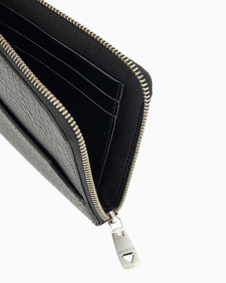 Guess Barcelona Zipper Holder Cüzdan Black