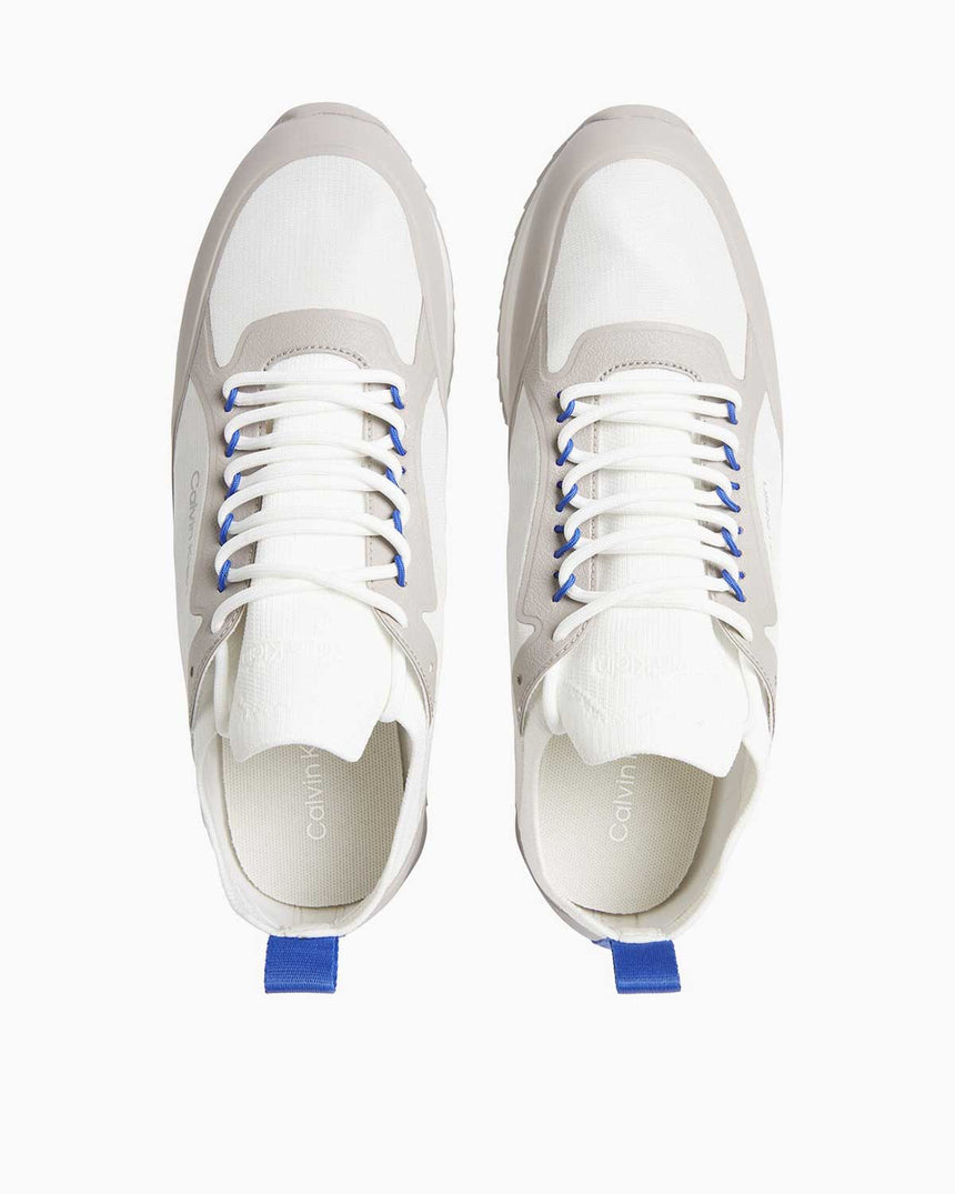 Calvin Klein Nylon Lace Up Sneakers Brown