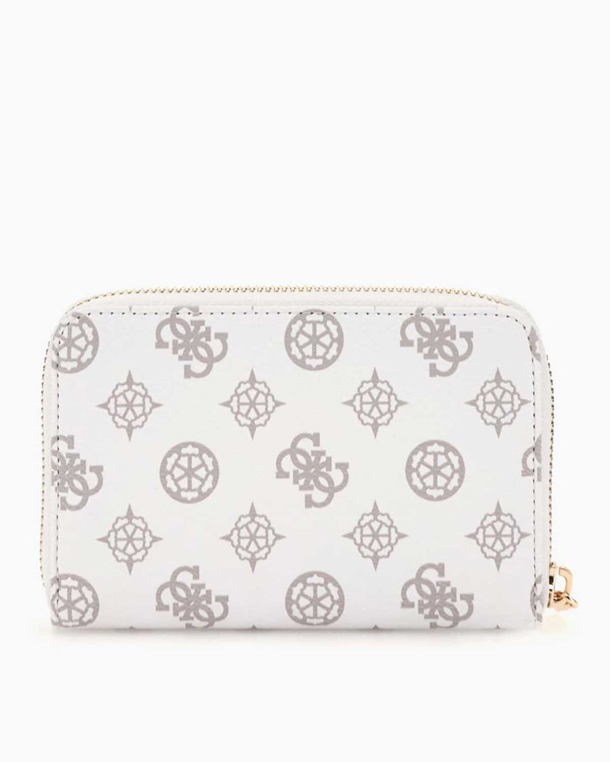 Guess Laurel Medium Logolu Cüzdan White Logo