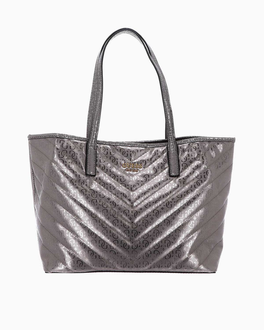 Guess Vikky Tote Omuz Çantası Pewter