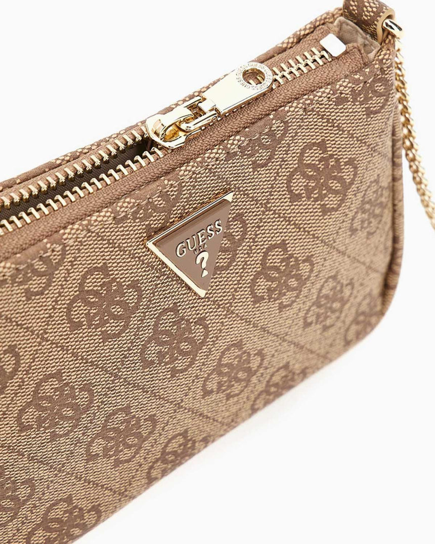 Guess Orlina Daily Kadın Makyaj Çantası Latte Logo