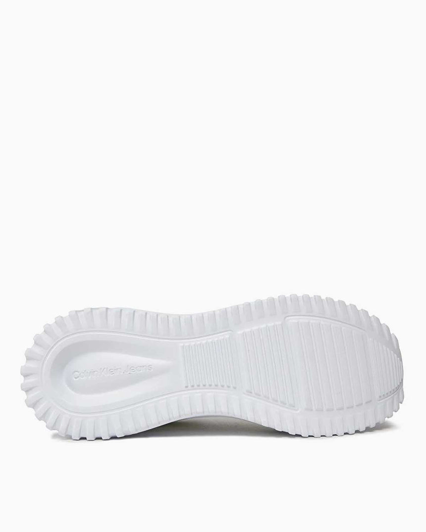 Calvin Klein Eva Runner Low Lace Mix Sneakers Bright White/Silver