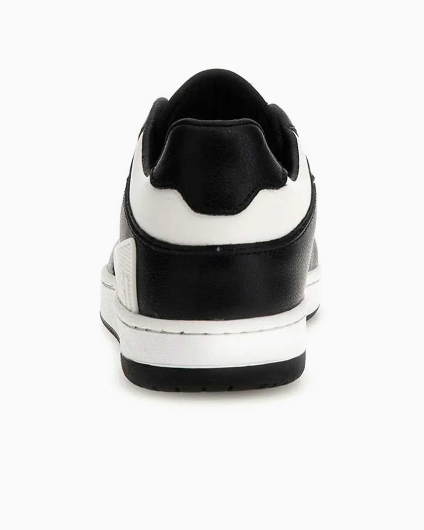 Guess Sava Low Bağcıklı Sneakers Black White