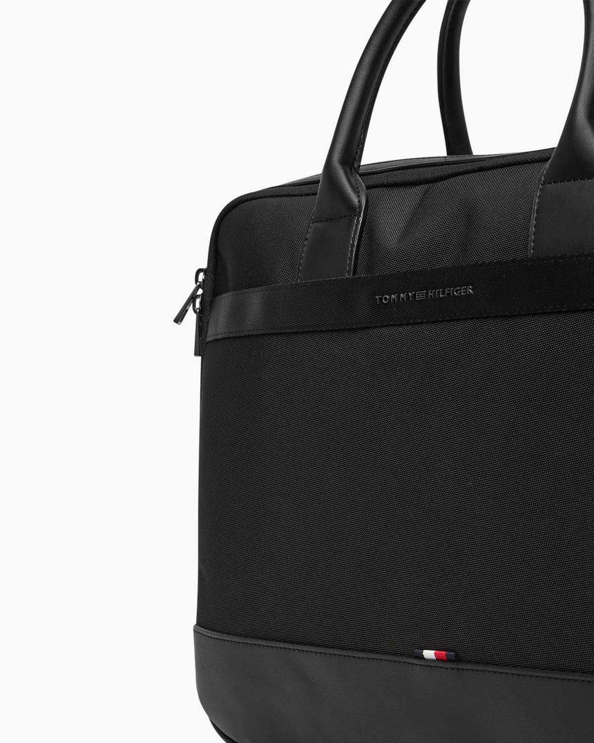 Tommy Hilfiger Naylon Erkek Laptop Çantası Black