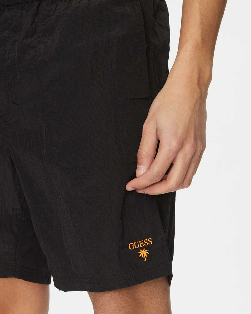 Guess Swimtrunk Ripstop Deniz Şortu Jet Black A996