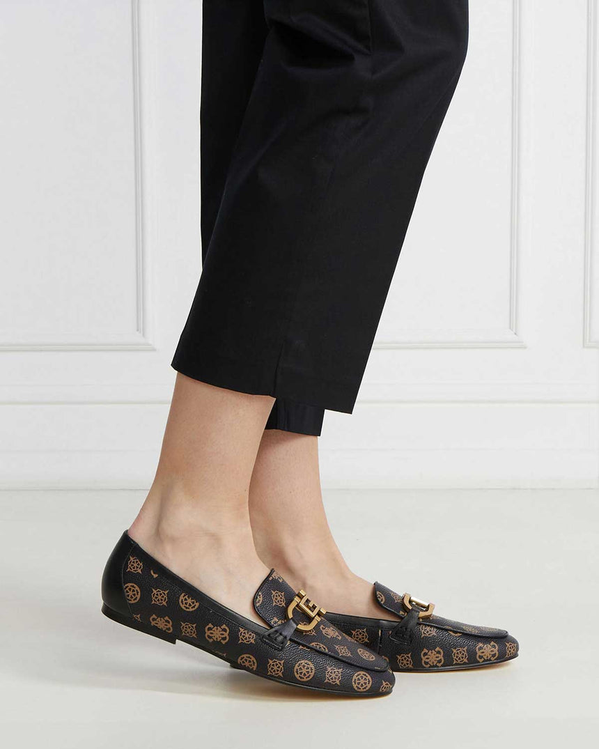 Guess Monogram Casual Shoes Ayakkabı Brown