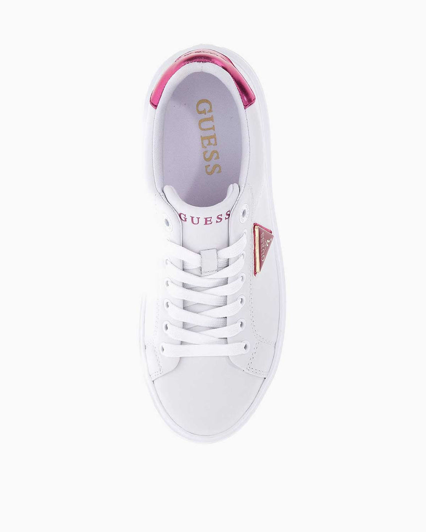 Guess Denesa12 Logolu Sneaker White Magenta