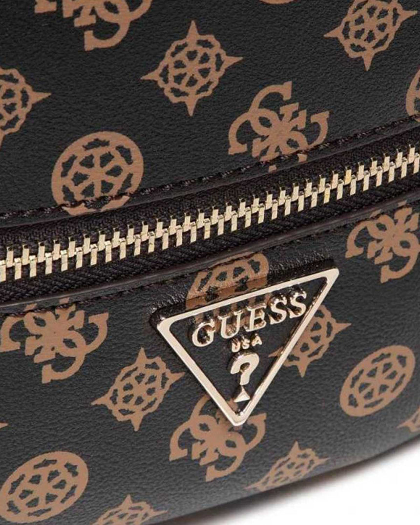 Guess Manhattan Logo Kadın Sırt Çantası Kahverengi