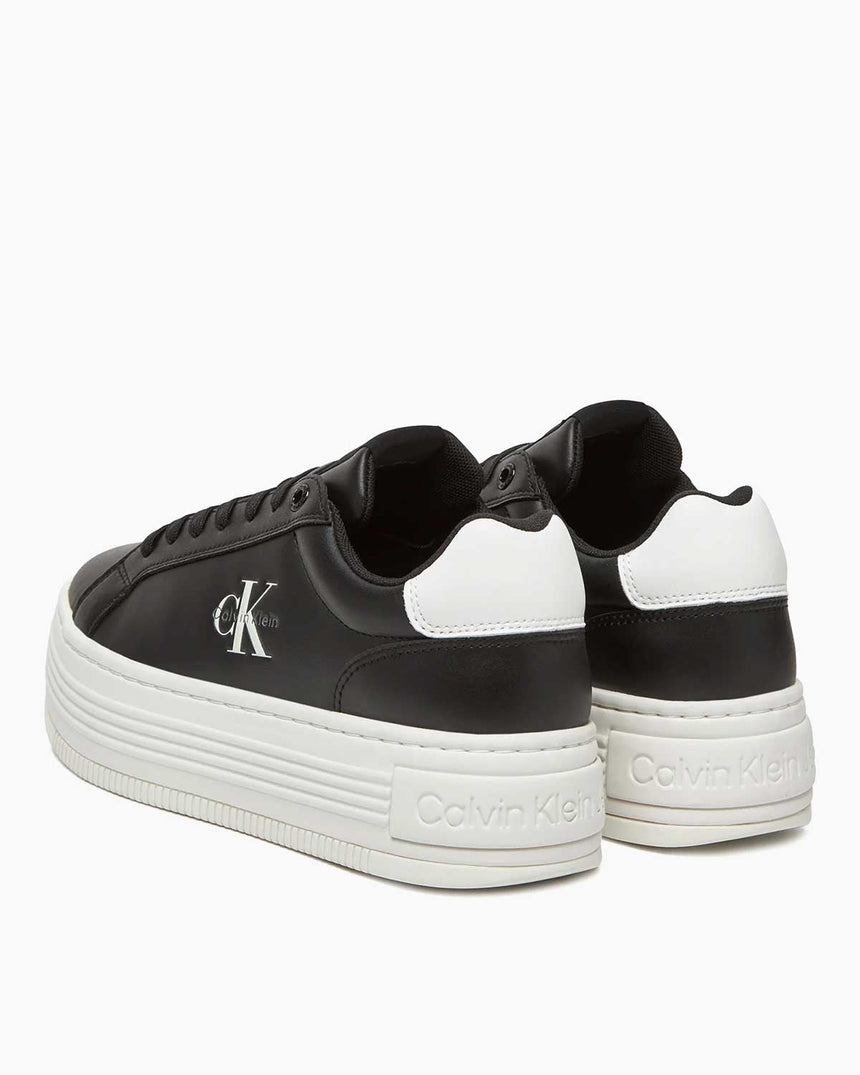 Calvin Klein Bergen Cesur Flatform Kadın Sneaker Bright White/Black